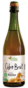 Cidre brut pomme de savoie la source du verger