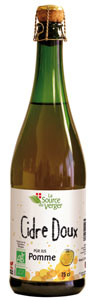 Cidre doux pomme de savoie la source du verger