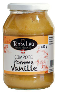 compote pomme vanille Tante Léa