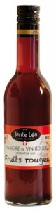 vinaigre de vin rouge aromatisé fruits rouges Tante Léa